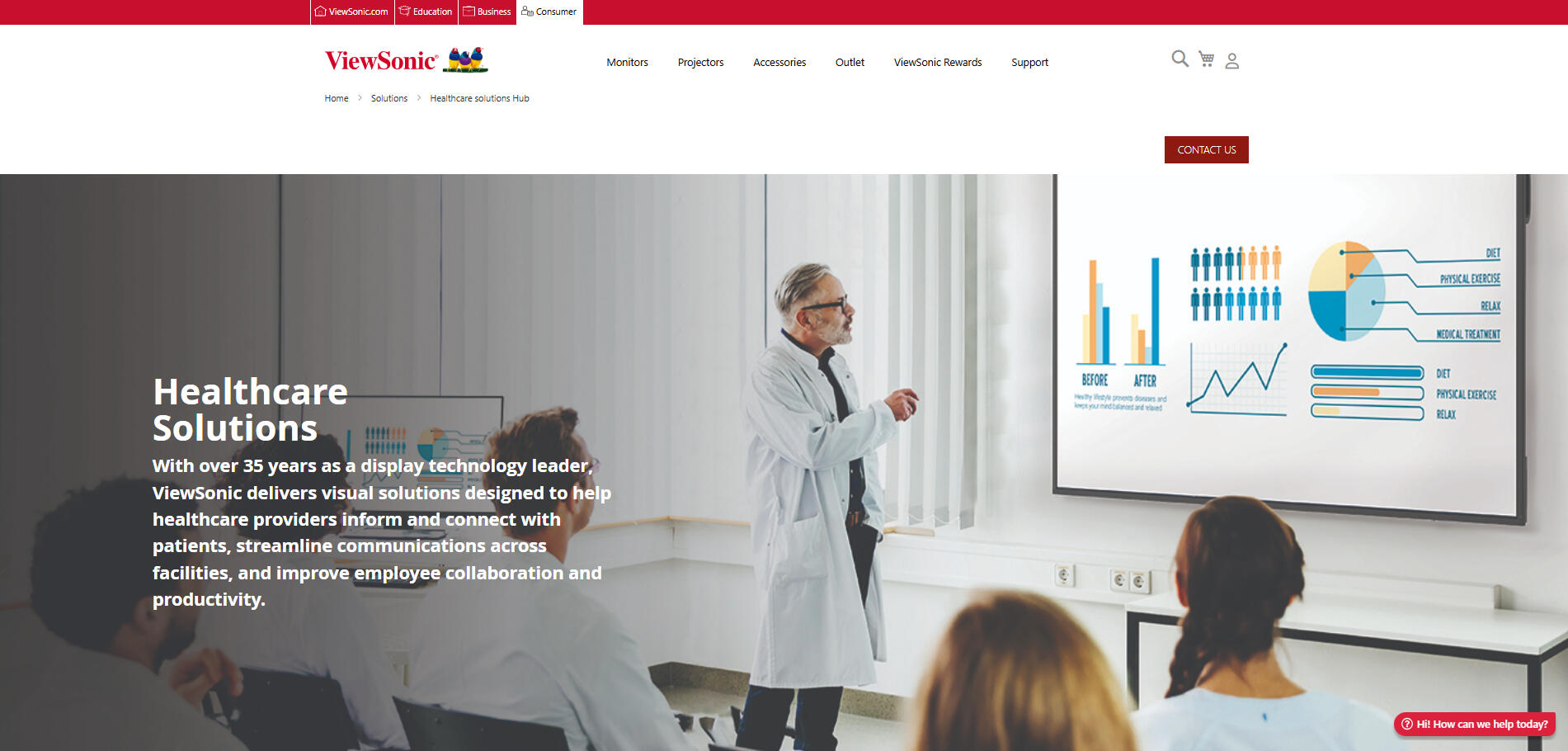 Healthcare Solutions Page